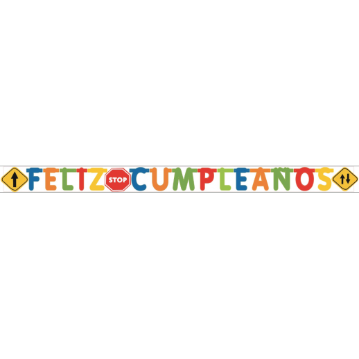 Letrero Feliz Cumpleaños    Carros