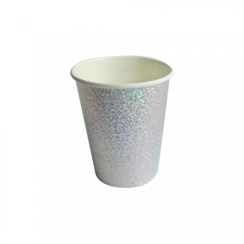 Vaso 9 Oz. Plateado  8 Pza.