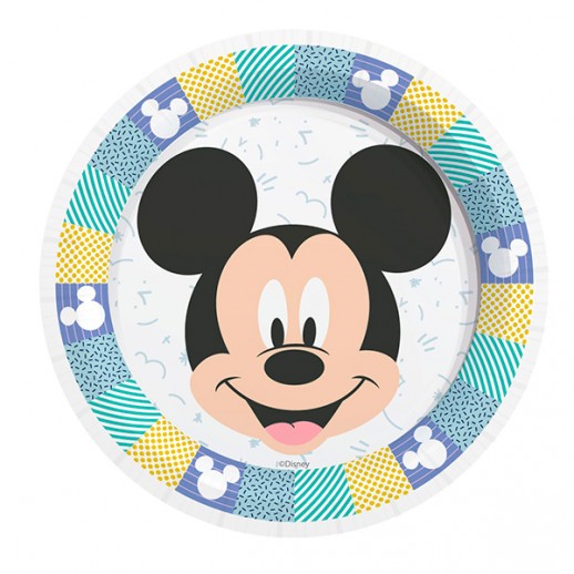 Plato  7"  Mickey  Baby  6 Pza  