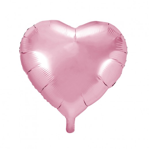 Globo Foil Corazón Rosado