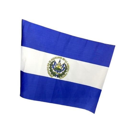 Bandera De Carro "El Salvador" 30X45CM