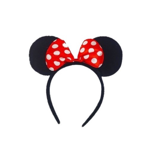 Diadema Minnie Chonga Roja