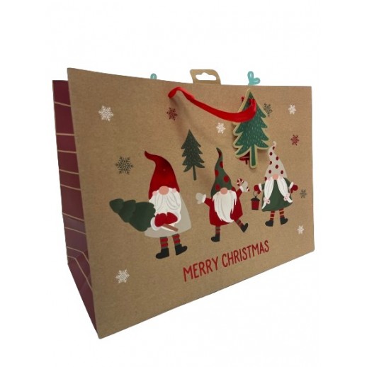 Bolsas Santas Navideños 27X37