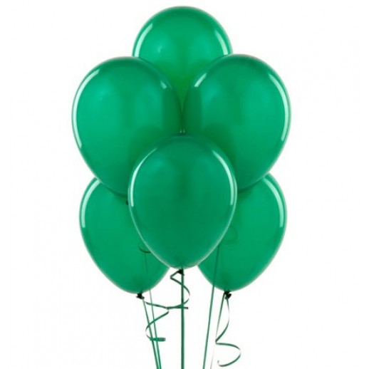 Globos Látex  5"  Verde 50 Pza