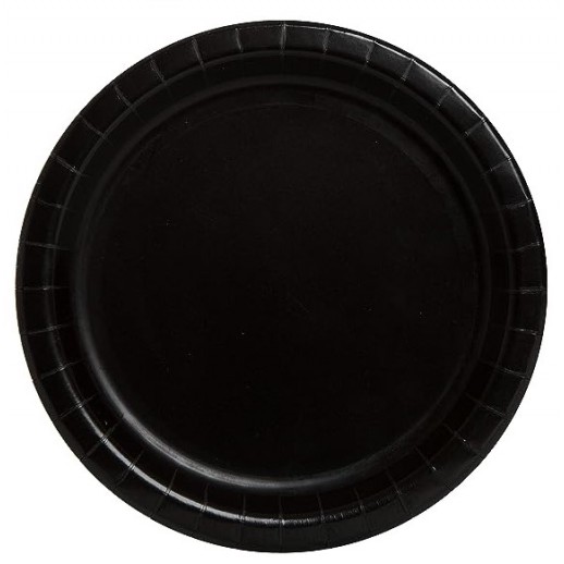 Plato 7"  Negro 8Pza