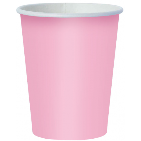 Vaso 9 Oz.  Rosa  8 Pza.