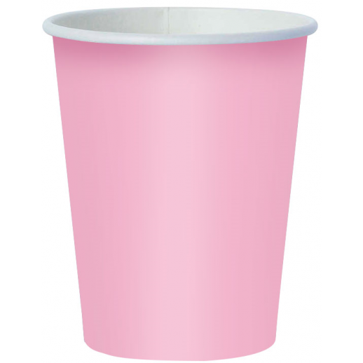 Vaso 9 Oz.  Rosa  8 Pza.