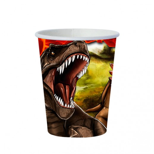 Vaso 9Oz  Dino  Rex  10 Pza.