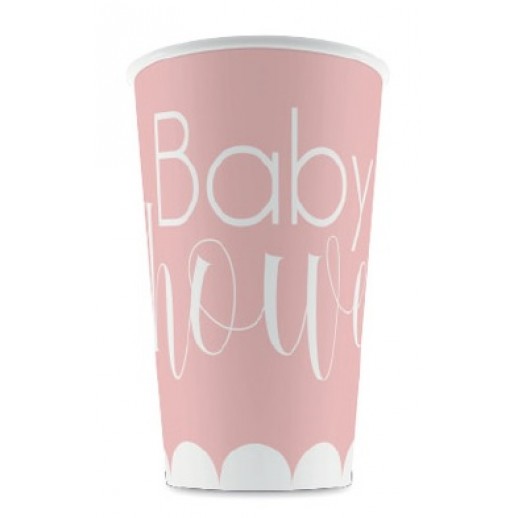 Vaso 9 Oz  Baby Shower Girl  6Pza.