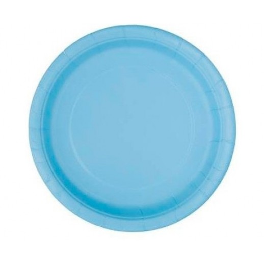 Plato Celeste 7" 8 Pza