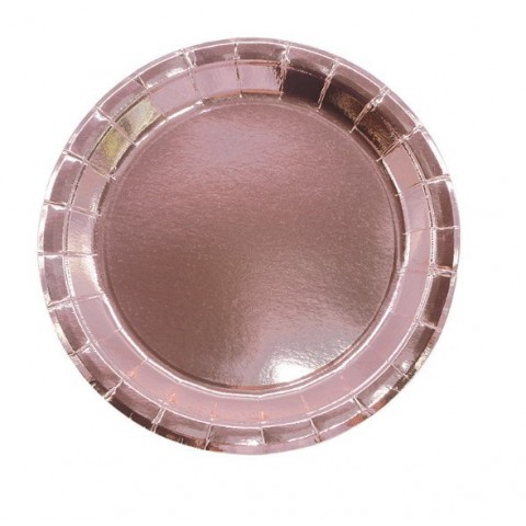 Plato Rose Gold 7" 8 Pza