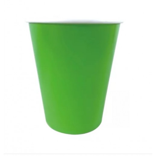 Vaso 9 Oz Verde Claro 8 Pza