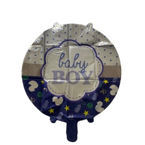 Globo Foil "Baby Boy" Con Diseño #18