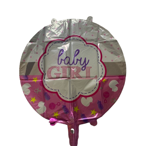 Globo Foil "Baby Girl" Con Diseño #18