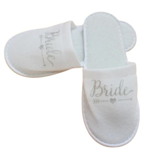 Pantuflas Bride Con Plateado