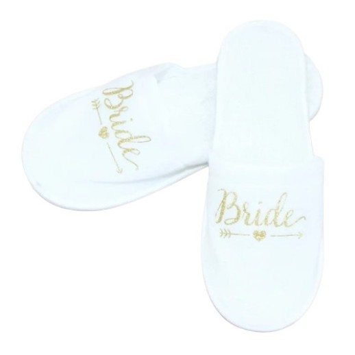 Pantuflas Bride Con Dorado