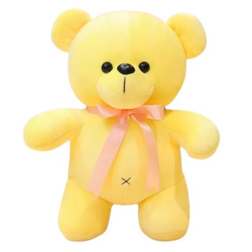 Peluche Osito Color Amarillo 30Cm