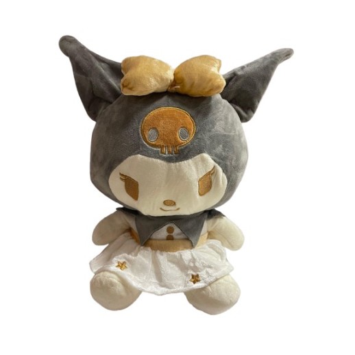 Peluche Kuromi Gris Con Dorado